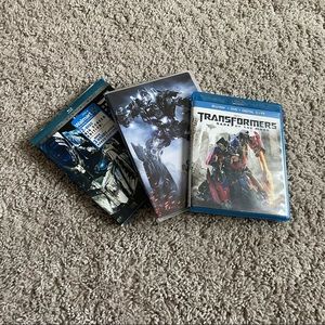 Set of 3 Transformers movies on mix of Bluray and DVD